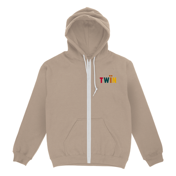 Tegan and Sara Twïn Tan Zip-Up Hoodie - Tegan and Sara Store Tegan and Sara Twïn Tan Zip-Up Hoodie - Tegan and Sara Store