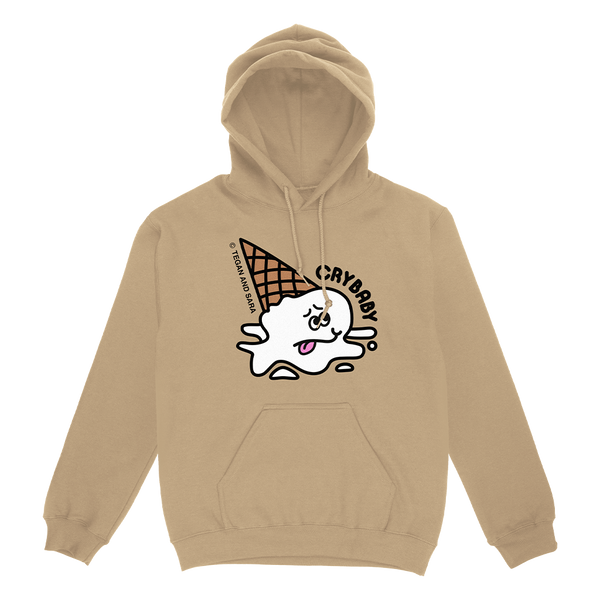 Tegan and Sara Crybaby Ice Cream Sandstone Pullover Hoodie - Tegan