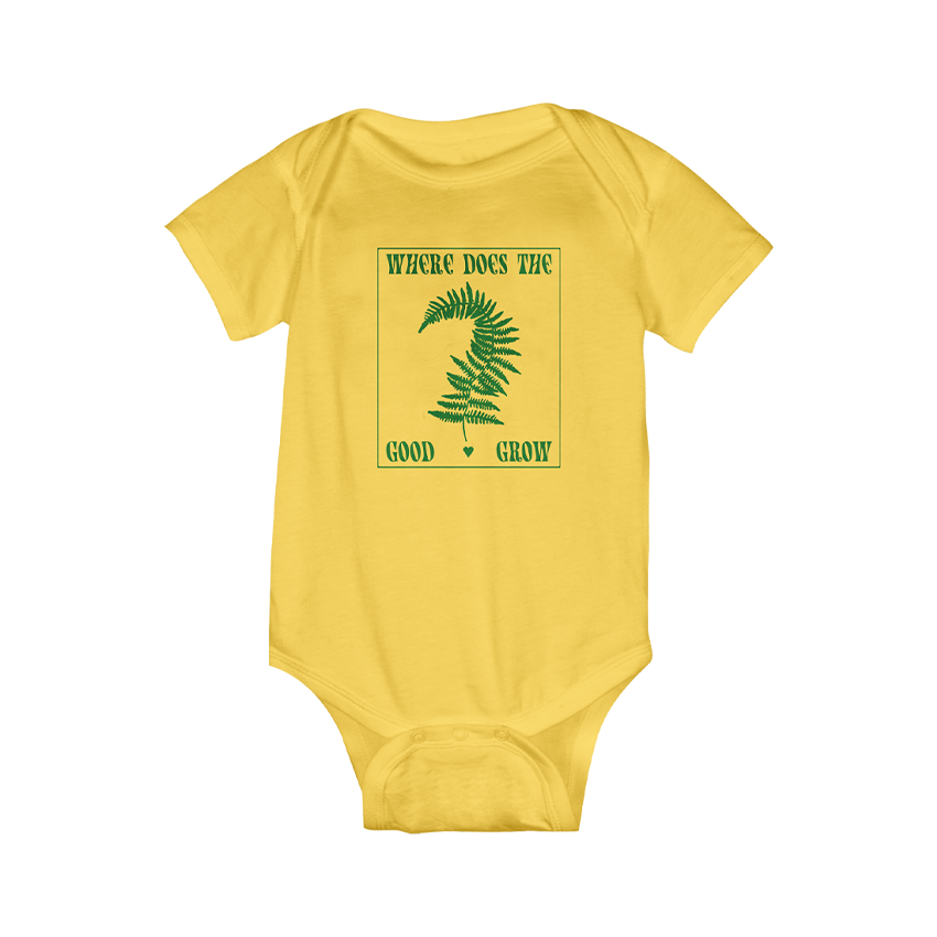Where Does The Good Grow Baby Onesie